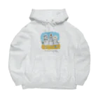 Beautiful Earthの海ゴミに悩むアザラシ3兄弟 Big Hoodie