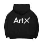 aisaacのArtX白ロゴ Big Hoodie