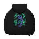 MograDのサイバーパンク招き猫グラフィティ Big Hoodie