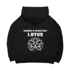 LOTUSの白ロゴ Big Hoodie