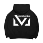 T-BRAVEのVANQUISH ロゴパーカー （デカくて黒くてかっこいい）黒・ネイビー Big Hoodie