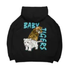 LalaHangeulのBABY TIGERS　バックプリント Big Hoodie