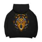 SAIGA BASEのEagle Cyberpunk Hoodie ビッグシルエットパーカー