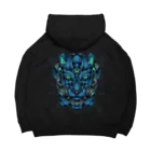 SAIGA BASEのPanther Three Edged Hoodie ビッグシルエットパーカー