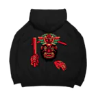 Hanto dotの閻魔大王のドット絵　喝！ Big Hoodie