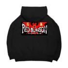 東風孝広のレッド・ブルゾン Big Hoodie