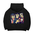 翔月光のビジネスもんきー Big Hoodie