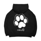 WebArtsの肉球をモチーフにしたオリジナルブランド「nikuQ」（犬タイプ）です Big Hoodie