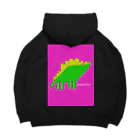 @ki / urbansaurusの緑のステゴサウルス Big Hoodie