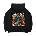 ロック堂のスカルスター Big Hoodie