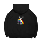 My rainbowのMyrainbowカラーパーカー Big Hoodie