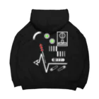 tv.dinner_の[ARCADE]PINBALL Black Big Hoodie