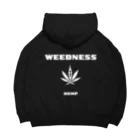 WEEDNESSのWEEDNESS logo ビッグシルエットパーカー