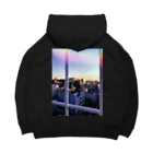 sun・jのCity photo print Big Hoodie