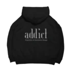 addictのaddict｜白ロゴ基本 Big Hoodie