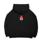 フーフーバー Official Shopのフーフーバーブラック Big Hoodie