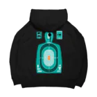 HYBS FOR MEのヘッドペイント Big Hoodie