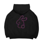 Griffin六三のRabbit ビッグシルエットパーカー