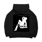 TATSUYAの俺の黒パーカー野郎 Big Hoodie