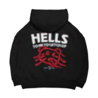 710のHELLS ketchup ビッグシルエットパーカー