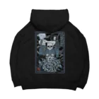 Y's Ink Works Official Shop at suzuriのMegitsune Ukiyoe Style Big Hoodie