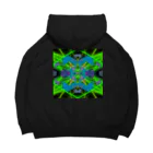 ひはせの幻惑的.破壊(黒) Big Hoodie