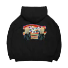 すとろべりーガムFactoryの【バックプリント】 ドッペルゲンガー Big Hoodie