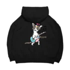 ビューン ワークスのミケ猫　フーニャ　ギタリスト Big Hoodie