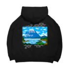 Siderunの館 B2の【両面】ドット絵の銭湯絵 Big Hoodie