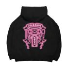 ナタベトミヲのヤムチャ・フラミンゴネオン Big Hoodie