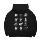 SU-KUのThe Zodiac of Fukushima(白抜き) Big Hoodie