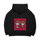 rurugirlの女の子男の子 Big Hoodie