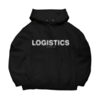 LOGISTICS by Merry LogisticsのLOGISTICS WHITE LOGO Big Hoodie