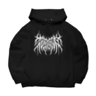 忍太郎の四字熟語 - 花鳥風月 Death Metal Logo デスロゴ  Big Hoodie