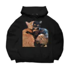 結社黒猫の猫LOVE Big Hoodie