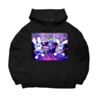 くまきちショップやさんのうさじスリー Big Hoodie