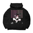 loveclonesのRABBIHEAD 黒ラビ2号 ウサギの国のエロポップ Big Hoodie