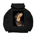 ジロ屋の犬Tシャツ(ダックス) Big Hoodie