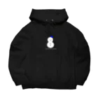 クリオネショップの雪だるま（青帽子） Big Hoodie