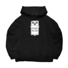 QUQU_WORKSのノーミュージックノーライフ エフェクターデザイン ホワイト Big Hoodie