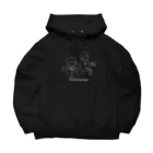 抽出人間の抽出人間　白線 Big Hoodie