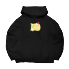 satoayaのアニマルカフェのフードアニマル　ロールケーキリス Big Hoodie