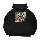 のんびりアート工房のガラクタアート Big Hoodie