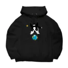 コチ(ボストンテリア)のボストンテリア(地球と月)[v2.8k] Big Hoodie