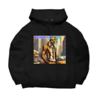 shigeグッズ工房の都会派ヒョウ之助 Big Hoodie