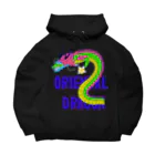 LalaHangeulのORIENTAL DRAGON（龍）英字バージョン Big Hoodie