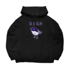 NIKORASU GOのトリマニア専用デザイン「BIRD」（Tシャツ・パーカー・グッズ・ETC） ビッグシルエットパーカー