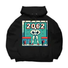 ヘッヘンのお店の【2062】アート Big Hoodie