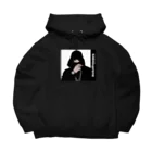 鴉番組公式SHOPのカラスチャンネルアイコニックオリジナルデザイン Big Hoodie