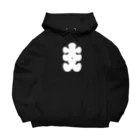 お絵かき屋さんの大入りマーク（白文字） Big Hoodie